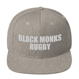 Black Monks Rugby Snapback Hat