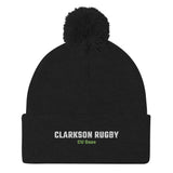 Clarkson Women's Rugby Pom-Pom Beanie