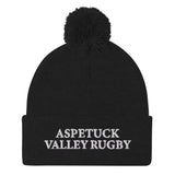 Aspetuck Valley Rugby Pom-Pom Beanie