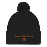 River Rats Rugby Pom-Pom Beanie