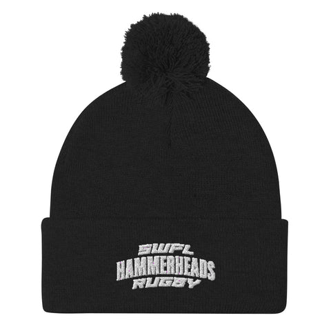 SWFL Hammerheads Rugby Pom-Pom Beanie