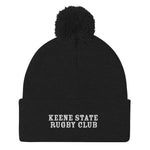 Keene State Rugby Pom-Pom Beanie