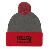 South Sound Assassins Rugby Pom-Pom Beanie