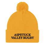 Aspetuck Valley Rugby Pom-Pom Beanie