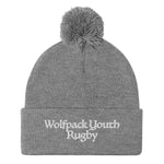 Denver Wolfpack Youth Rugby Unisex Pom-Pom Beanie