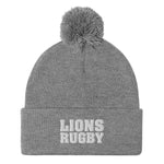 Lions Rugby Pom-Pom Beanie