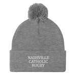Nashville Catholic Rugby Pom-Pom Beanie