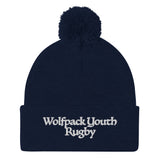 Denver Wolfpack Youth Rugby Unisex Pom-Pom Beanie