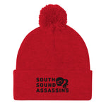 South Sound Assassins Rugby Pom-Pom Beanie