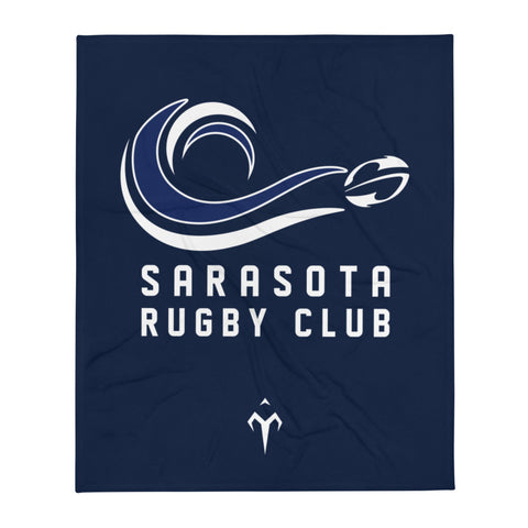 Sarasota Surge Rugby Throw Blanket