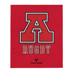 American Fork Cavemen Rugby Throw Blanket
