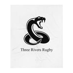 Three Rivers Rugby Throw Blanket