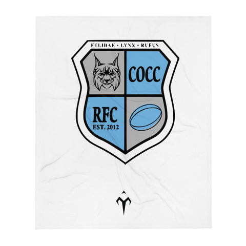 COCC Rugby Throw Blanket