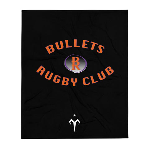 Bullets Rugby Club Throw Blanket