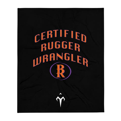 Bullets Rugby Club Throw Blanket