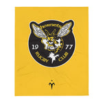 Hornets Rugby Club Throw Blanket