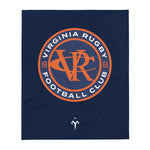 Virginia Men's Rugby Throw Blanket