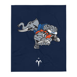 CSUF Rugby Throw Blanket