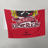 Tampa Krewe Women's Rugby Throw Blanket