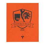 River Rats Rugby Throw Blanket