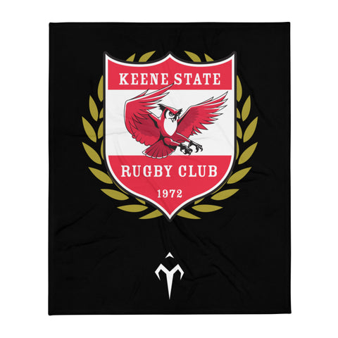 Keene State Rugby Throw Blanket