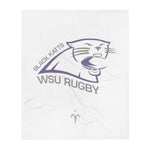 Black Katts WSU Rugby Throw Blanket
