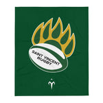 Saint Vincent Women's Rugby Throw Blanket