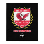 Keene State Rugby Throw Blanket