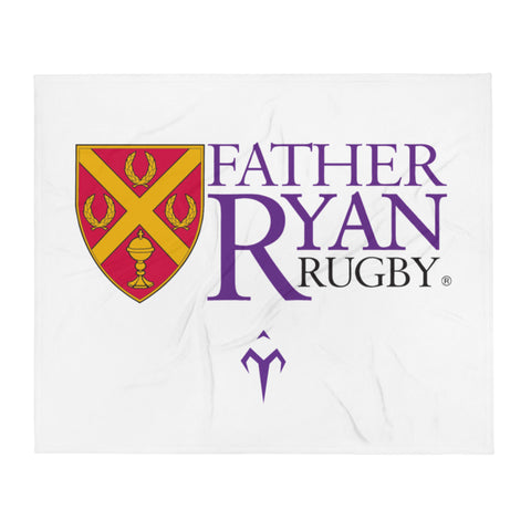 Father Ryan Rugby Throw Blanket