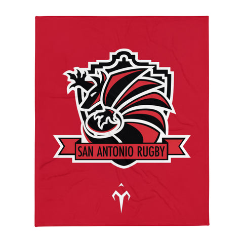 San Antonio Rugby Football Club Throw Blanket