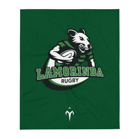 Lamorinda Rugby Throw Blanket