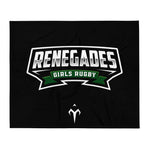 Renegades Girls Rugby Throw Blanket