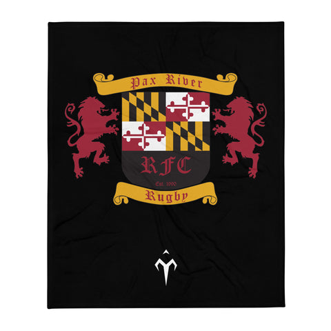 Patuxent River Rugby Club RFC Throw Blanket