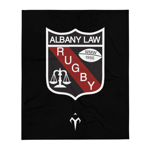 Albany Law Rugby Throw Blanket