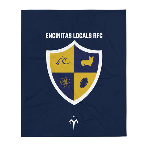 Encinitas Rugby Throw Blanket