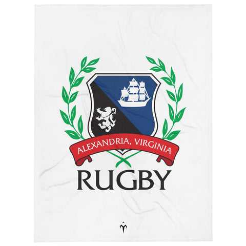 Alexandria Rugby Throw Blanket