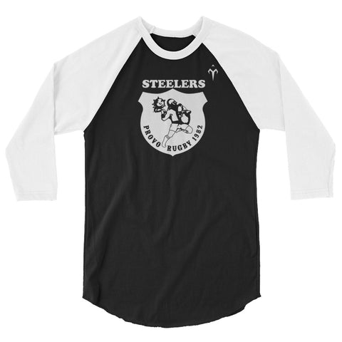 Steelers Rugby Club 3/4 sleeve raglan shirt