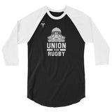 Union College Club Rugby 3/4 sleeve raglan shirt