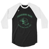 Thunderbird Rugby 3/4 sleeve raglan shirt