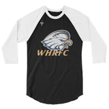 Walnut Hills Rugby Club 3/4 sleeve raglan shirt