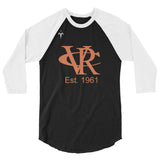 Virginia Men's Rugby 3/4 sleeve raglan shirt