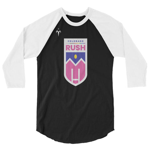 Colorado Rush Rugby 3/4 sleeve raglan shirt