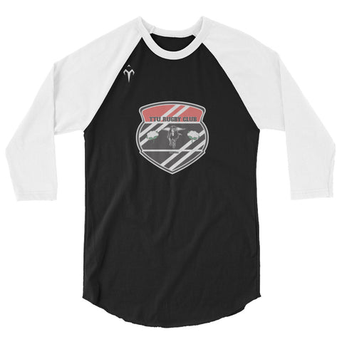 TTU Rugby Club 3/4 sleeve raglan shirt