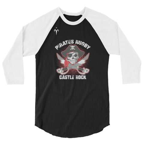 Castle Rock Pirates 3/4 sleeve raglan shirt