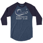 Sarasota Surge Rugby 3/4 sleeve raglan shirt