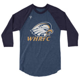 Walnut Hills Rugby Club 3/4 sleeve raglan shirt