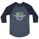 Kingwood Rugby Club Inc. 3/4 sleeve raglan shirt