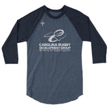 Carolina Rugby Development Group 3/4 sleeve raglan shirt