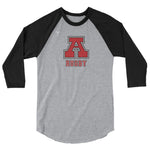 American Fork Cavemen Rugby 3/4 sleeve raglan shirt