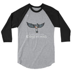 St. Martin's Academy Kingfishers 3/4 sleeve raglan shirt